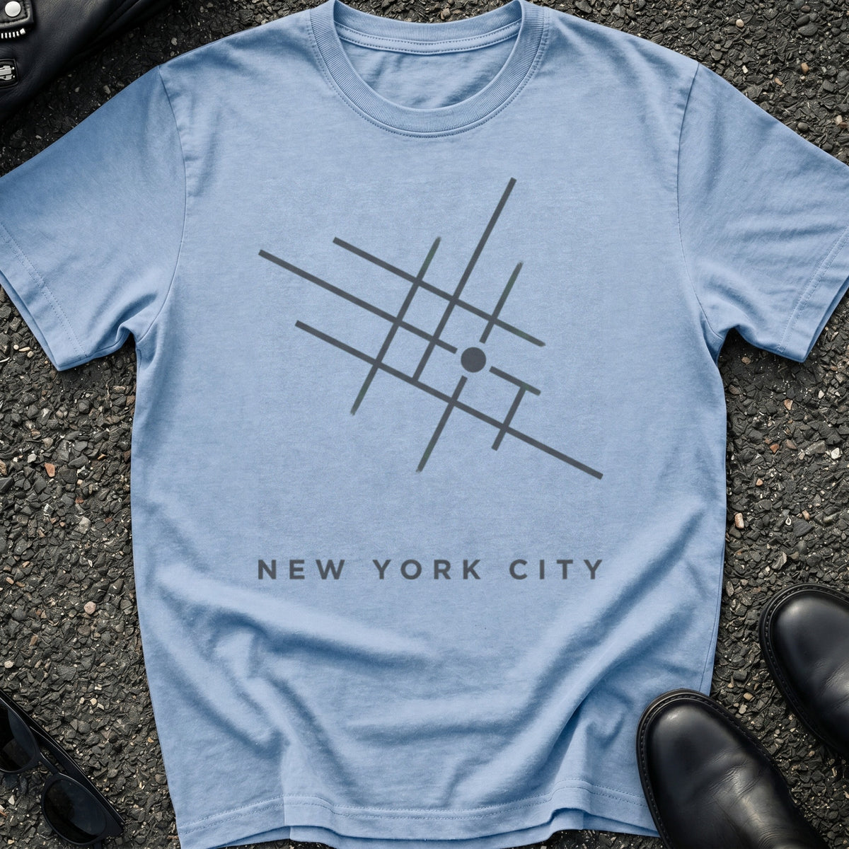 Grid Fragment T-Shirt