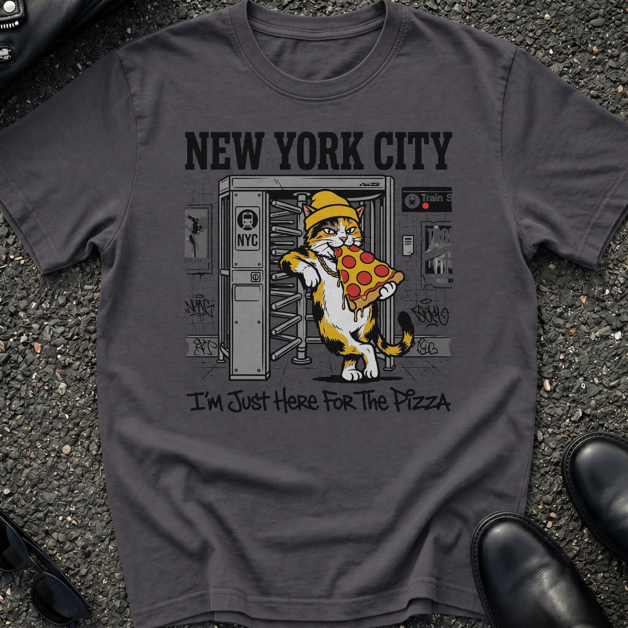 Here For Pizza T-Shirt