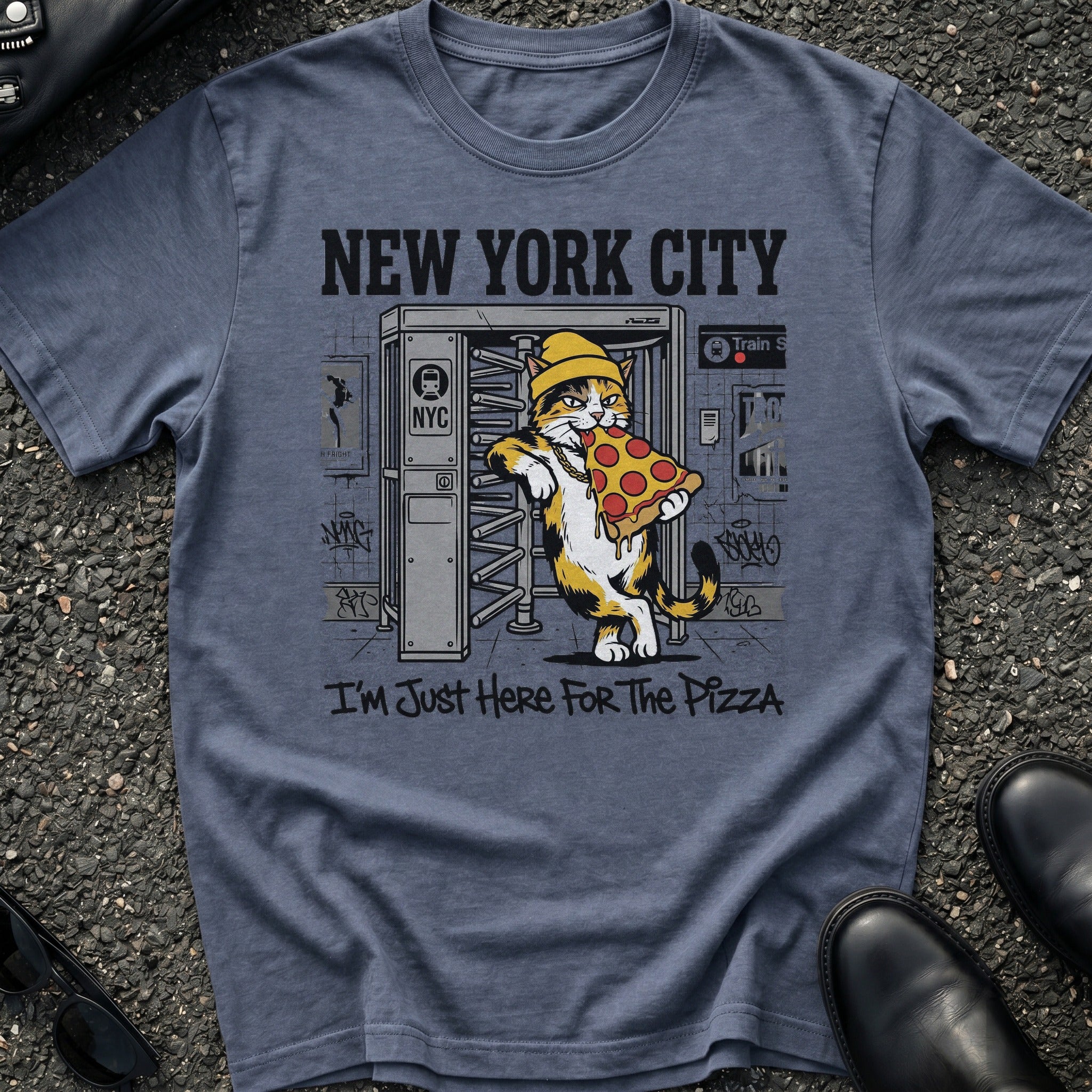 Here For Pizza T-Shirt