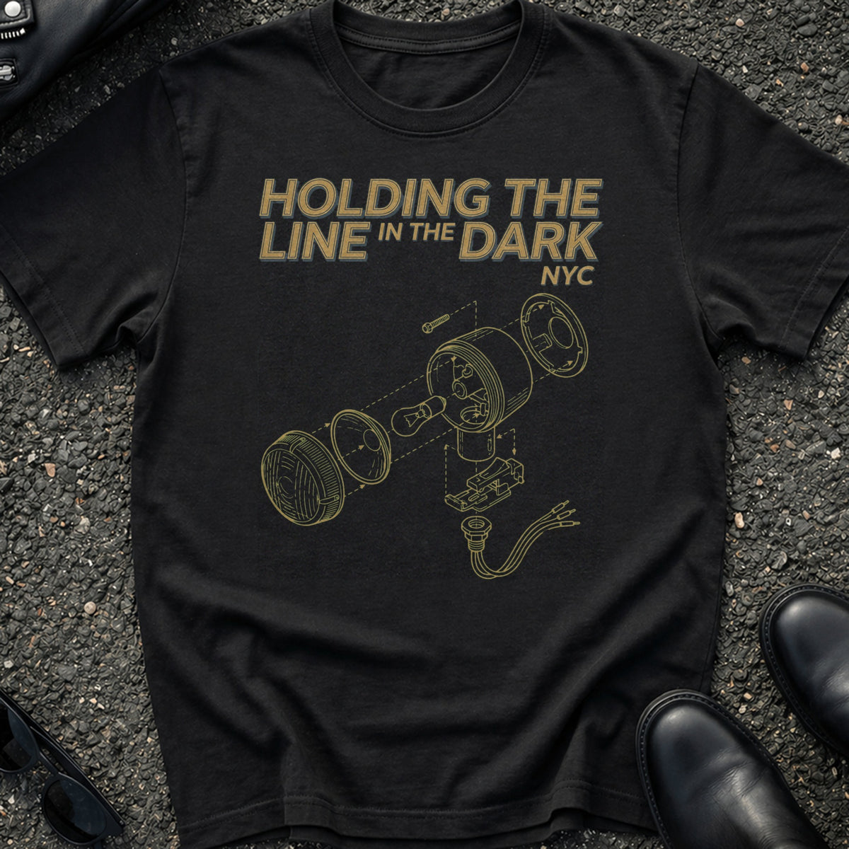 Holding Line Dark T-Shirt