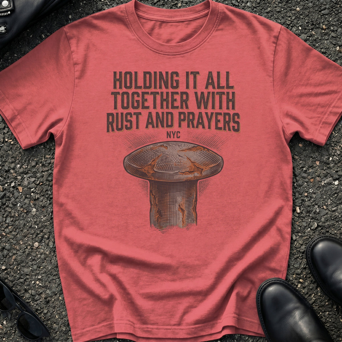 Holding Together Rust T-Shirt
