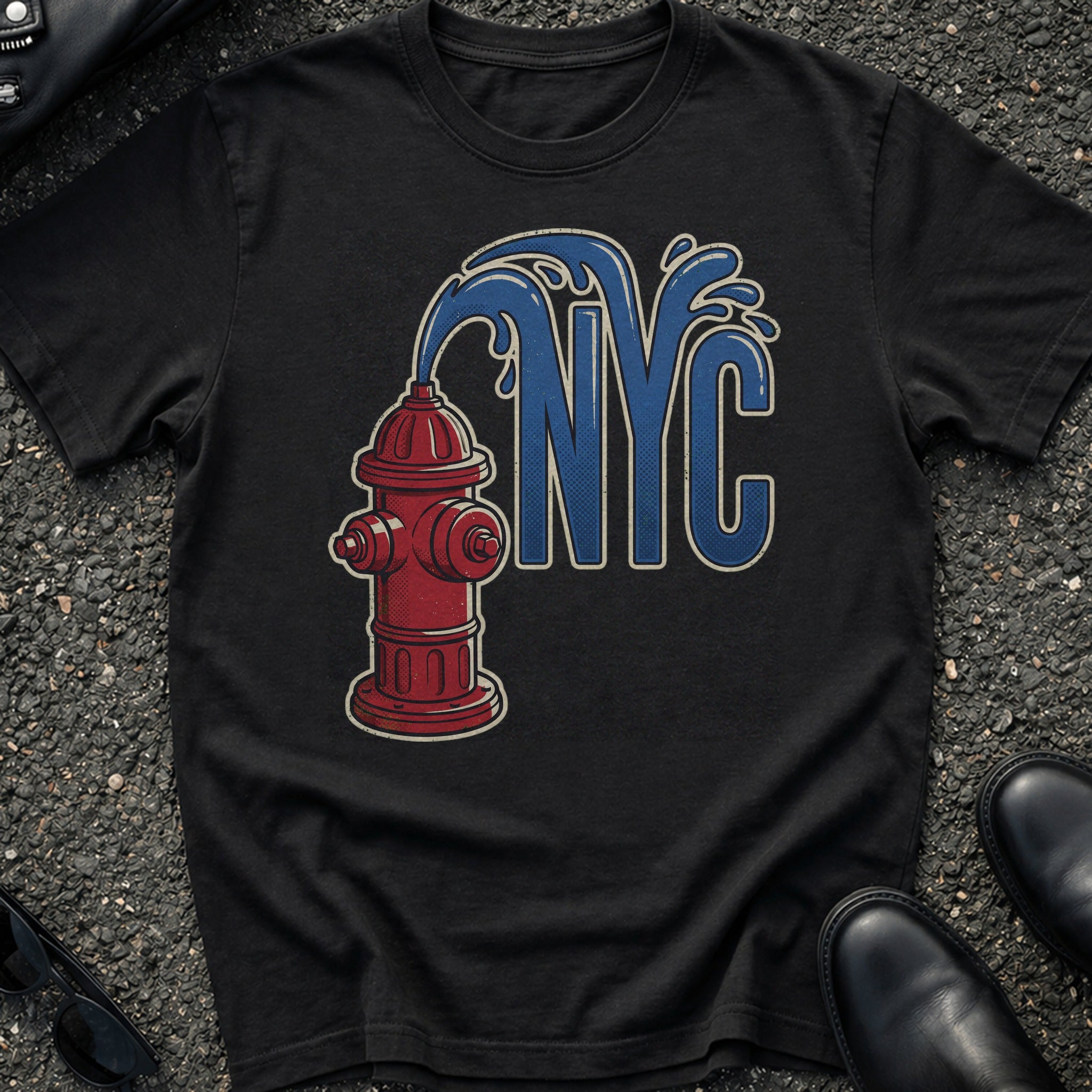 Hydrant Spray Type T-Shirt