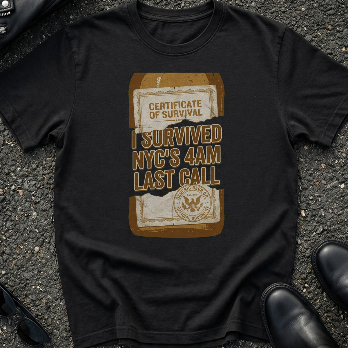 I Survived 4am Last T-Shirt