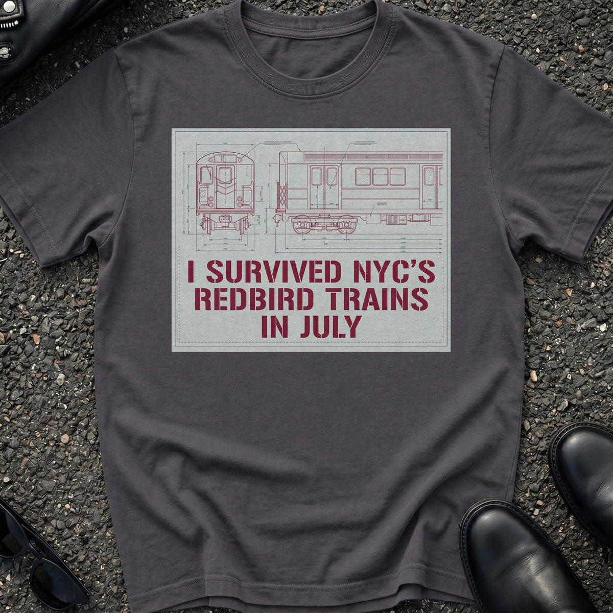 I Survived Redbird Trains T-Shirt