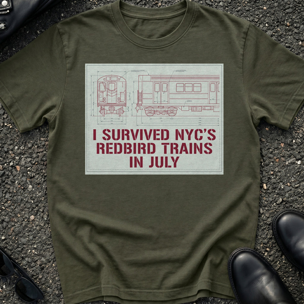 I Survived Redbird Trains T-Shirt