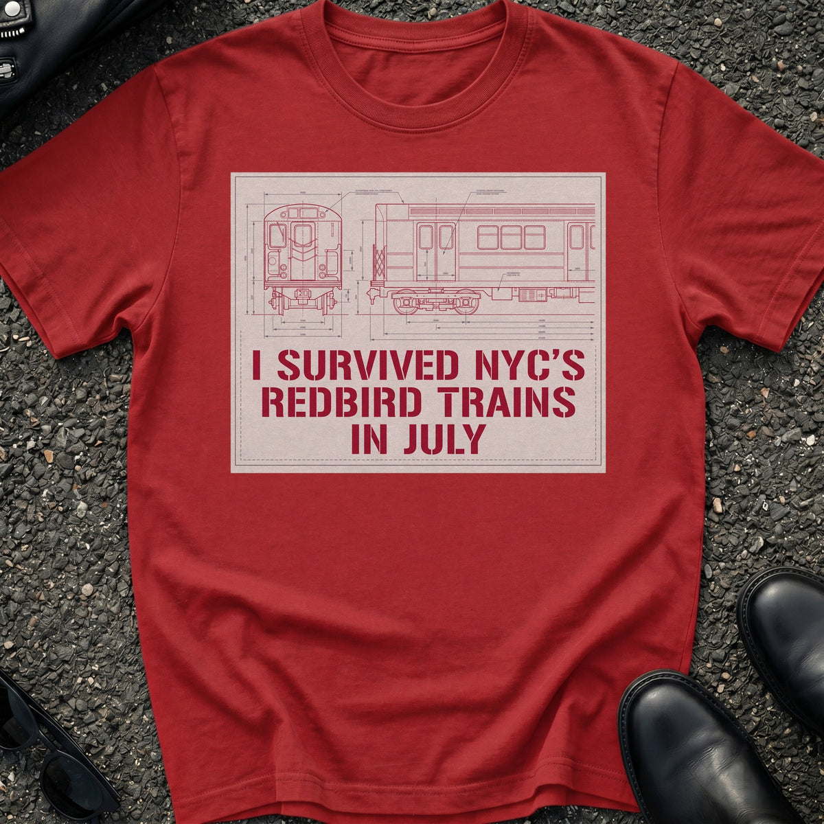 I Survived Redbird Trains T-Shirt