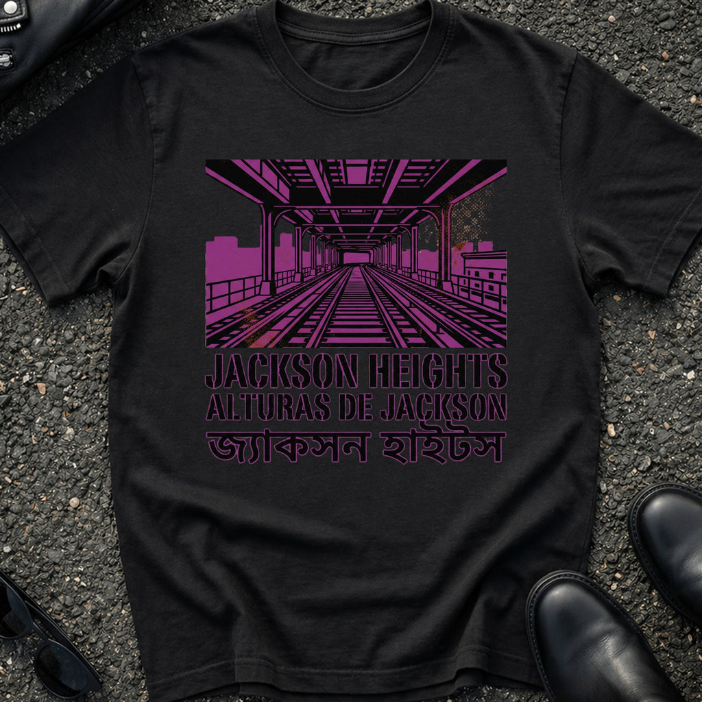Jackson Heights Spanish-Sanskrit T-Shirt