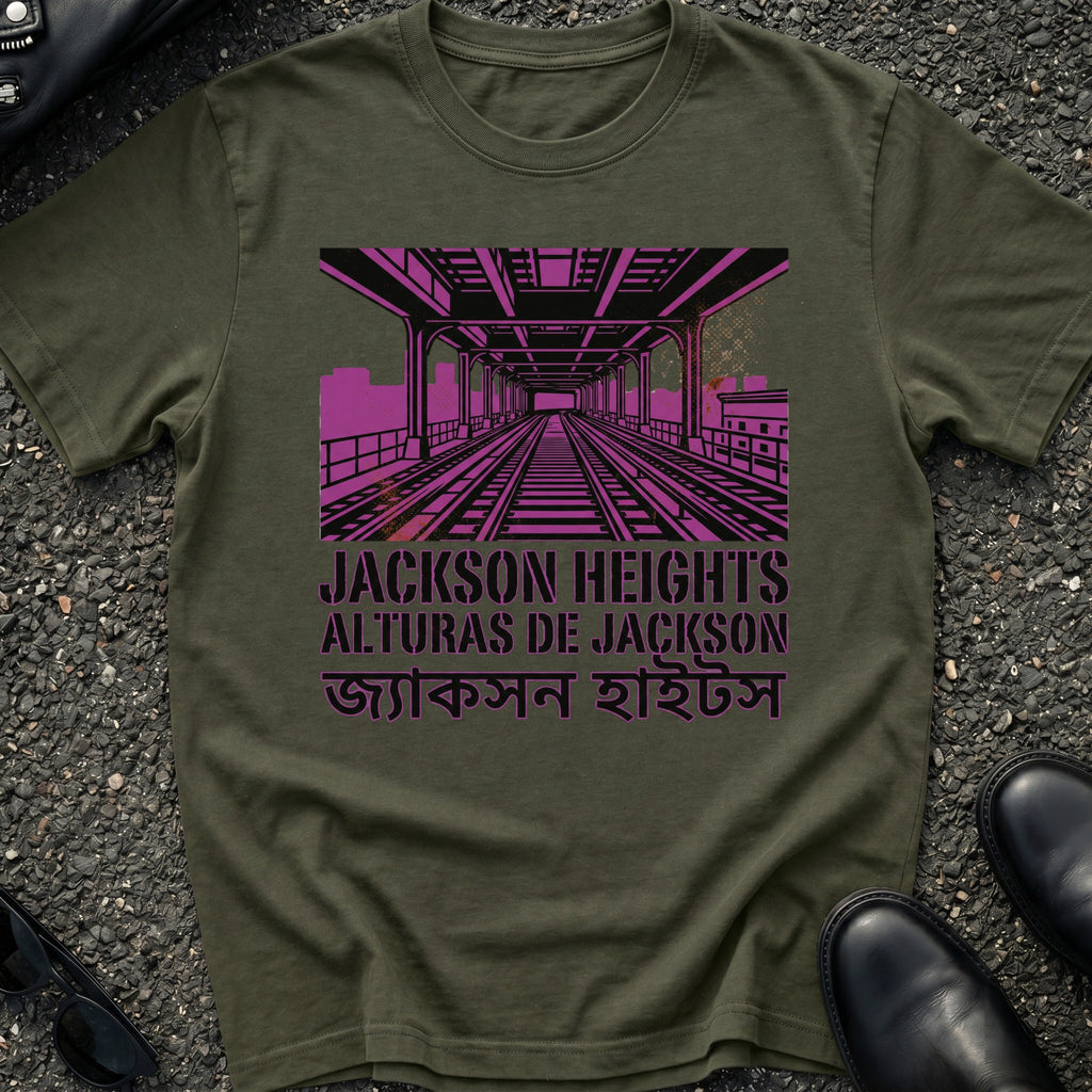 Jackson Heights Spanish-Sanskrit T-Shirt