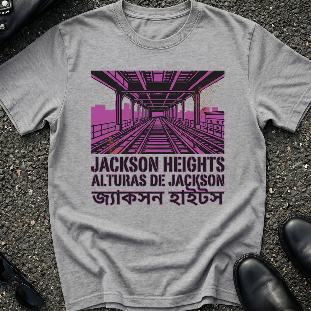 Jackson Heights Spanish-Sanskrit T-Shirt
