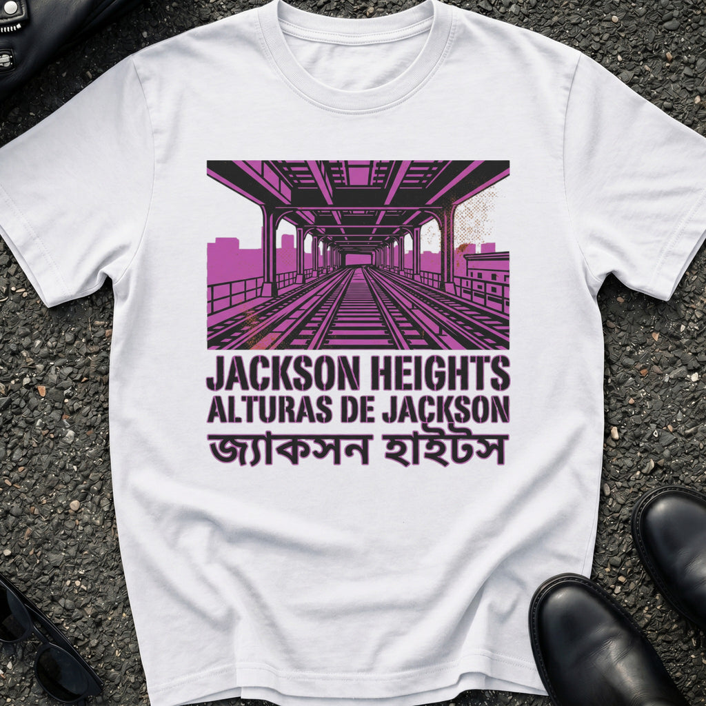 Jackson Heights Spanish-Sanskrit T-Shirt