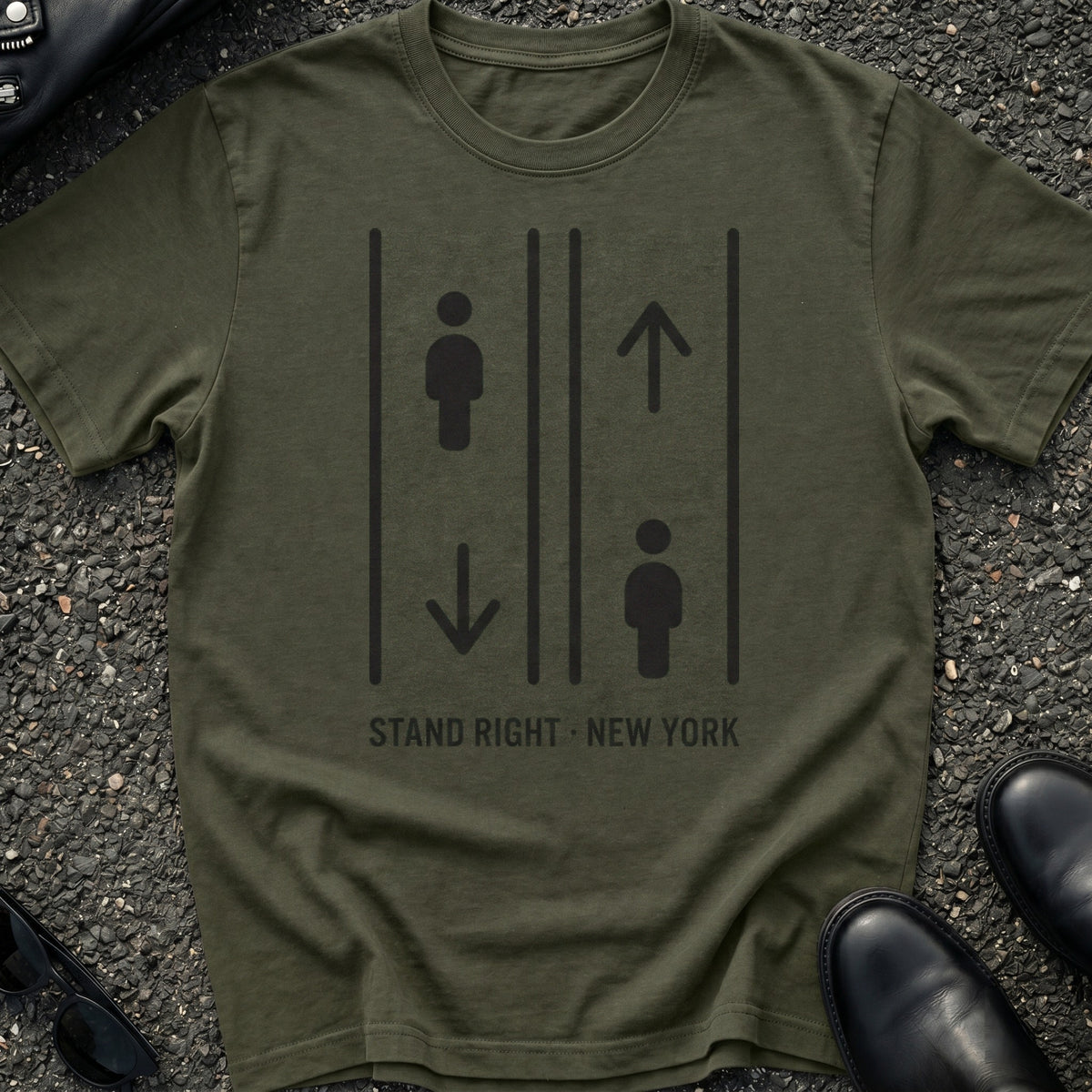 Left Side Standing T-Shirt