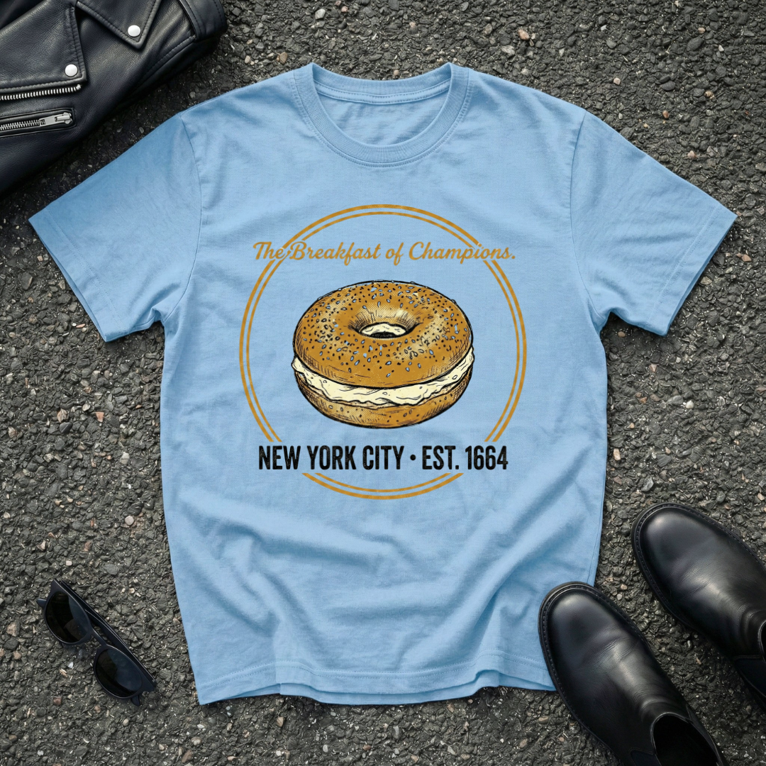 Everything Bagel Breakfast of Champions T-Shirt