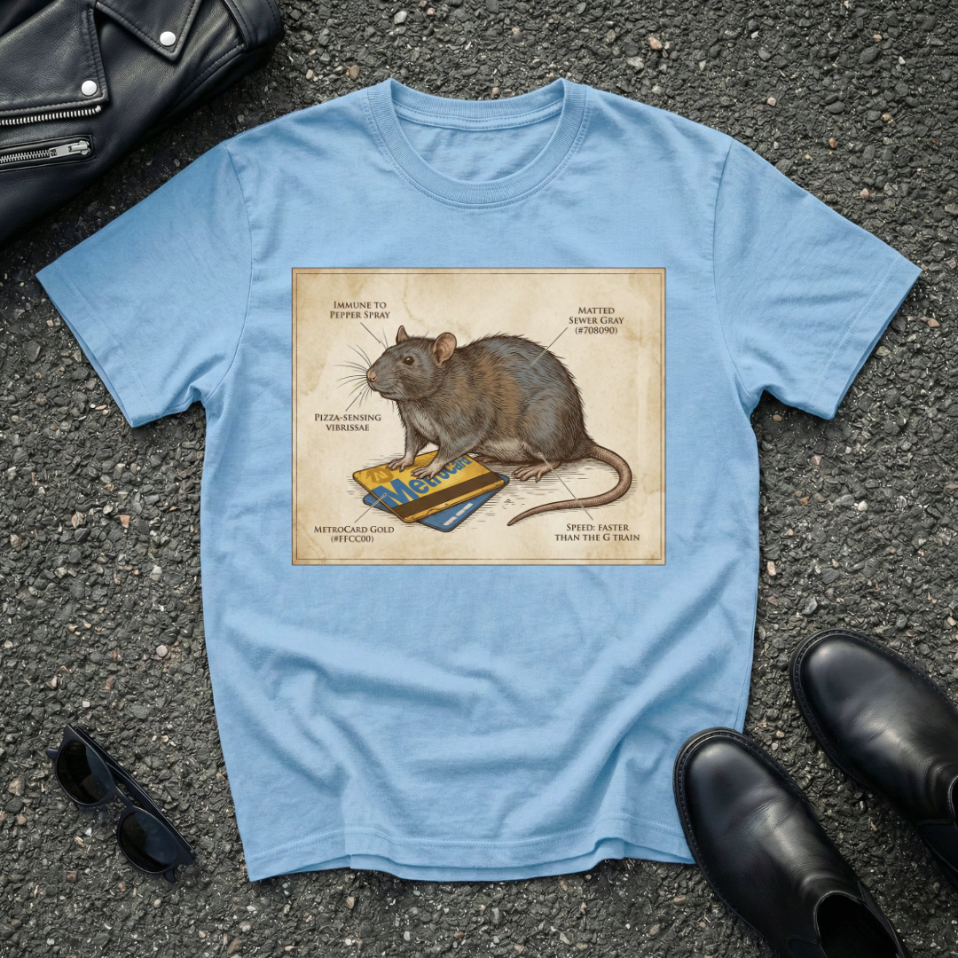 Metro Card Rat T-Shirt