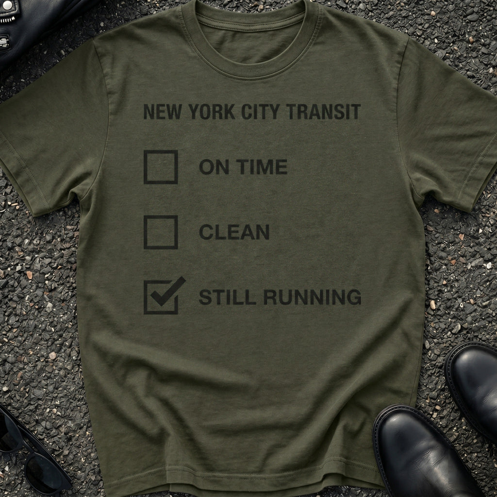 Line Check T-Shirt