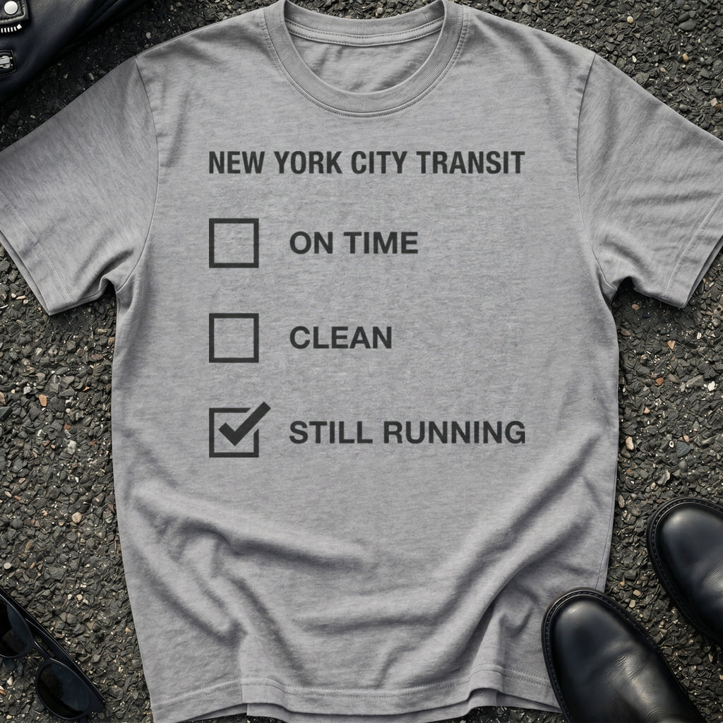 Line Check T-Shirt