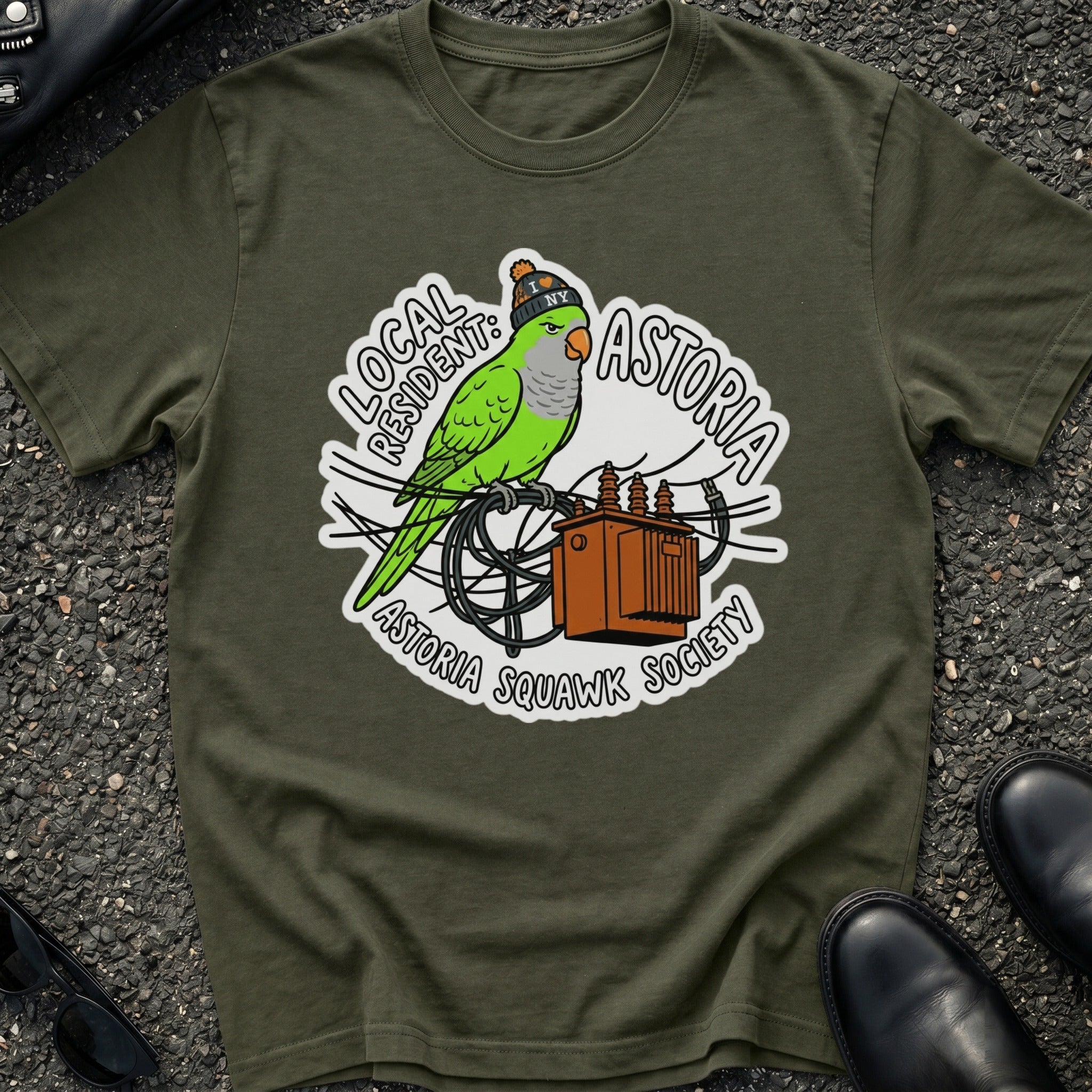 Local Resident Astoria Parakeet T-Shirt