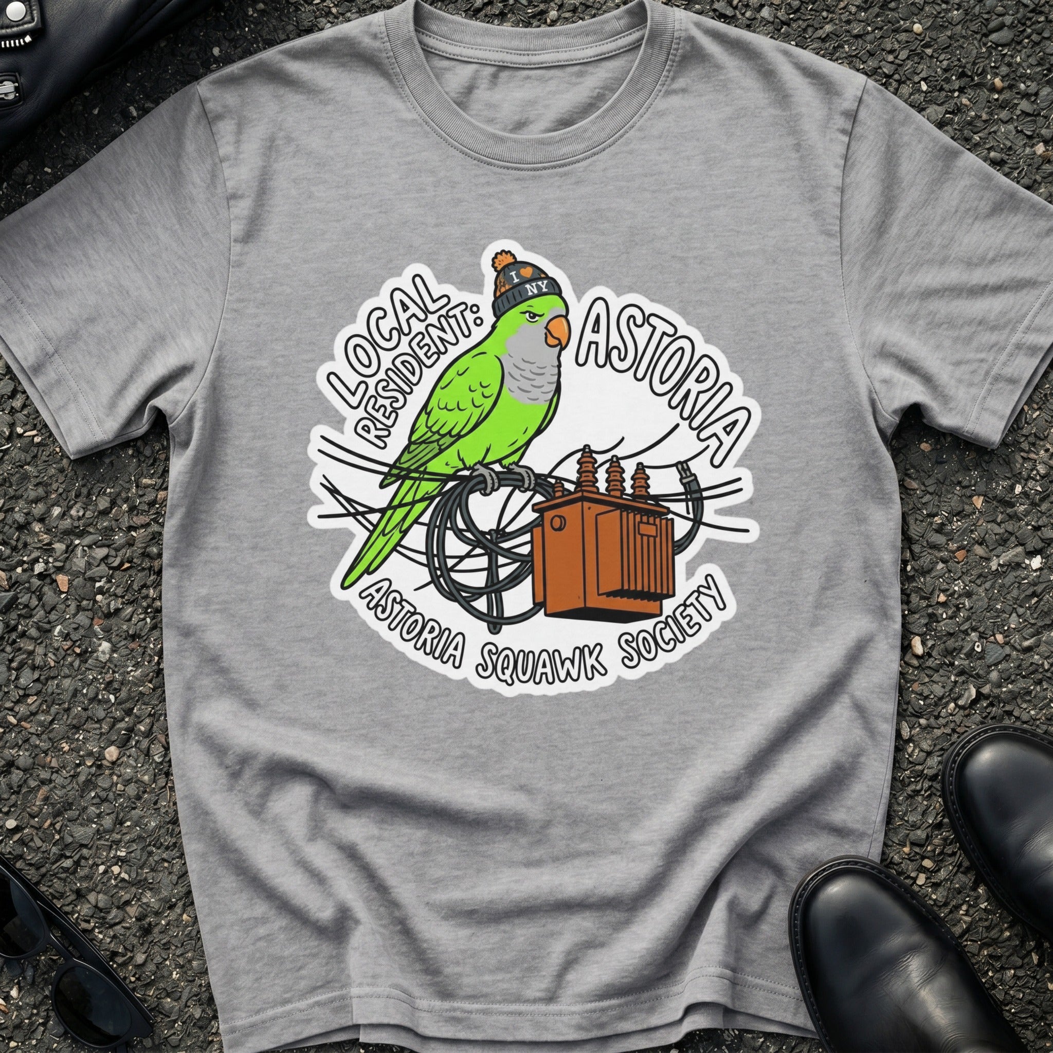 Local Resident Astoria Parakeet T-Shirt