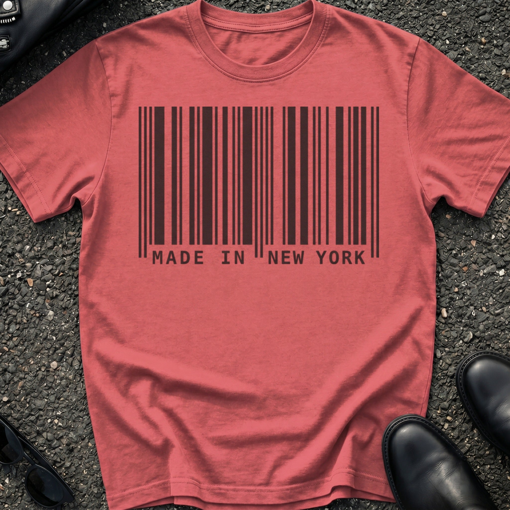 Made In NY Barcode T-Shirt
