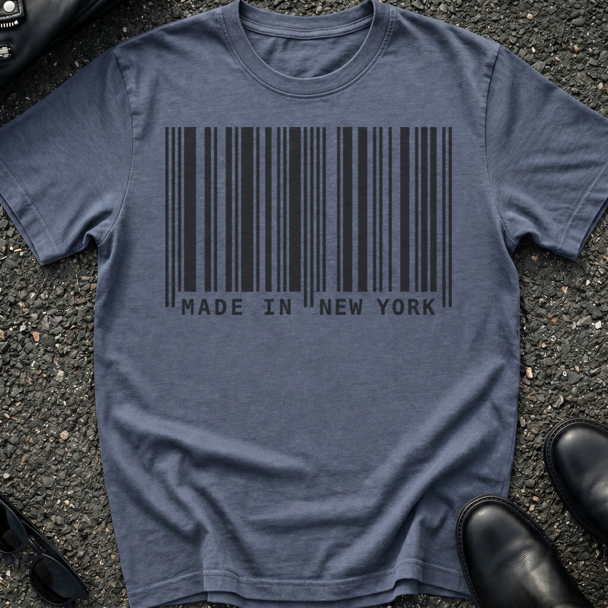 Made In NY Barcode T-Shirt