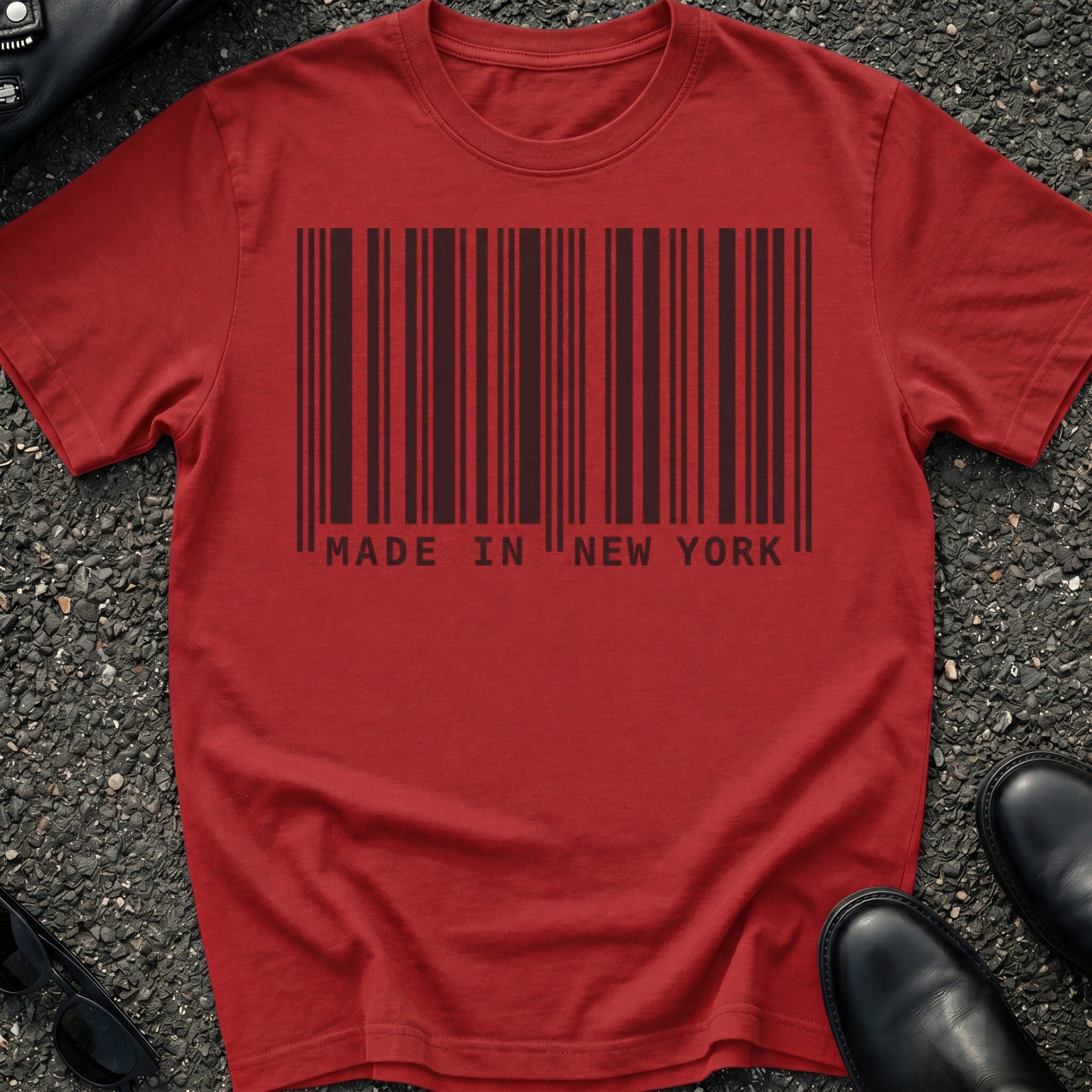 Made In NY Barcode T-Shirt
