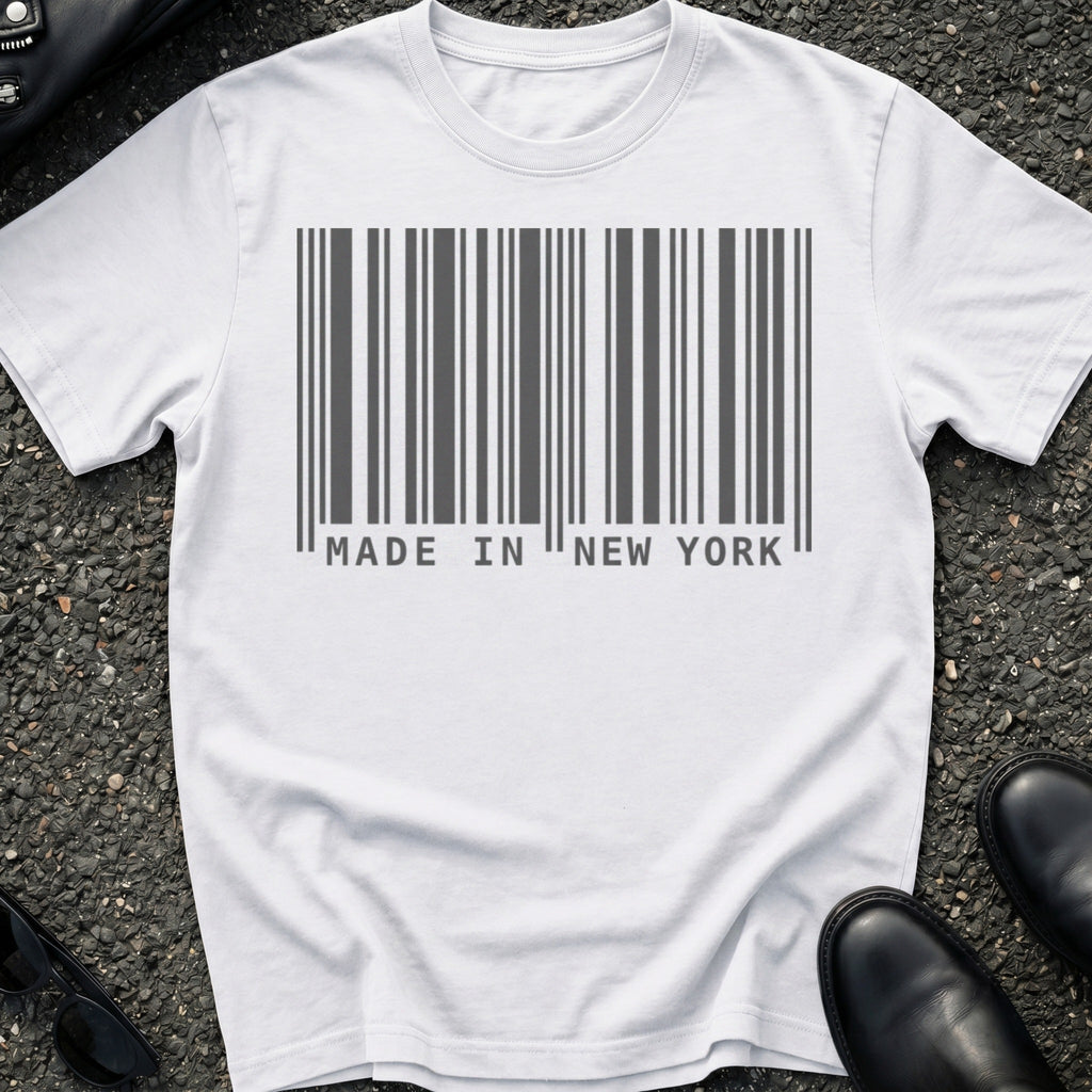 Made In NY Barcode T-Shirt
