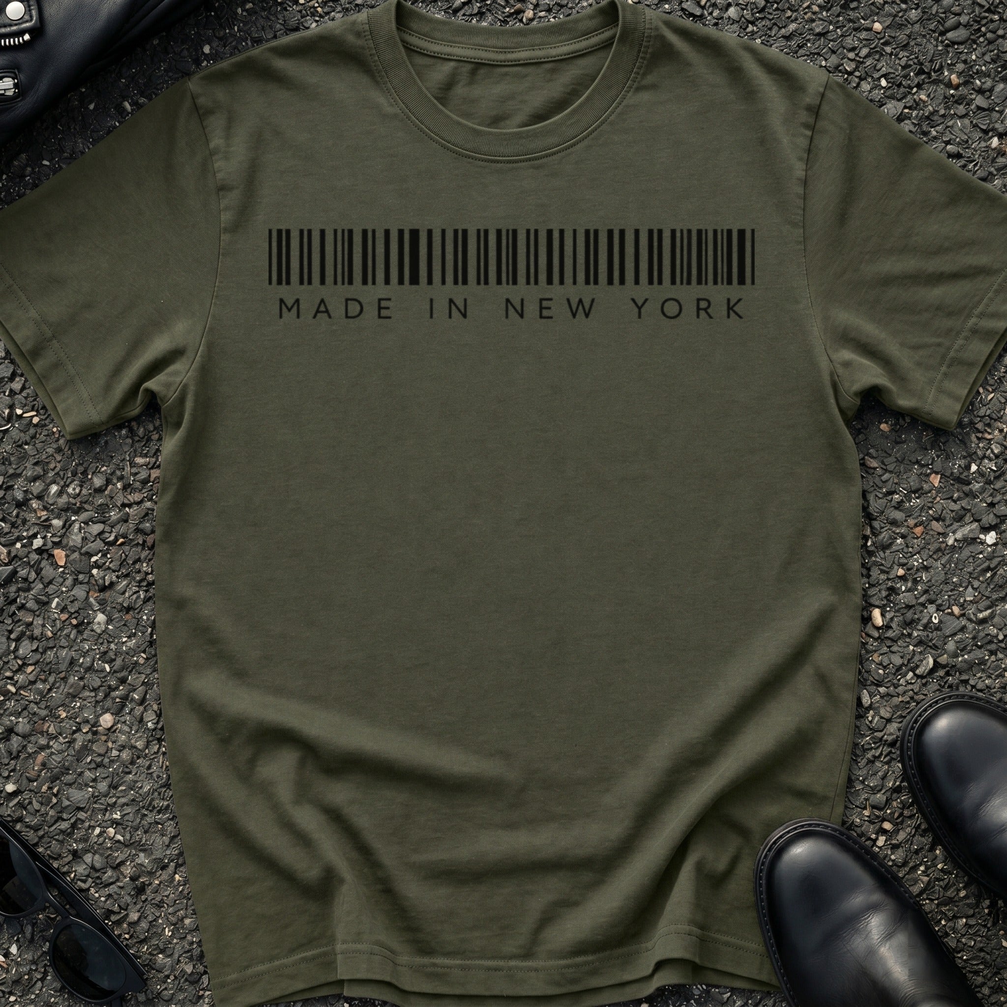 Made in New York Barcode  T-Shirt