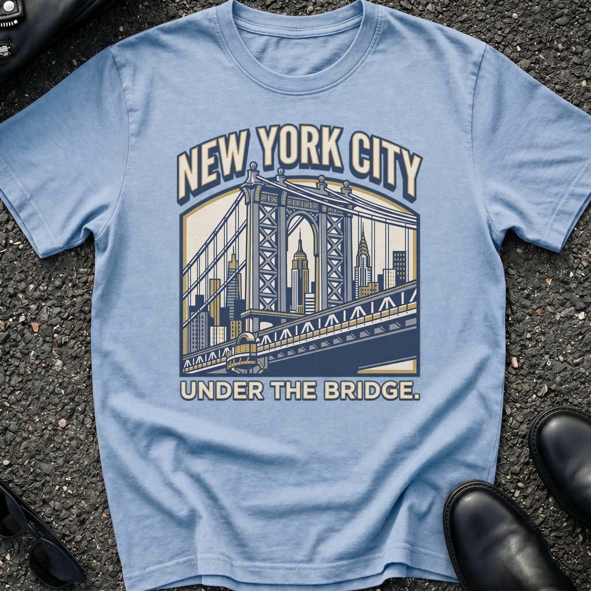 Manhattan Bridge Illo T-Shirt