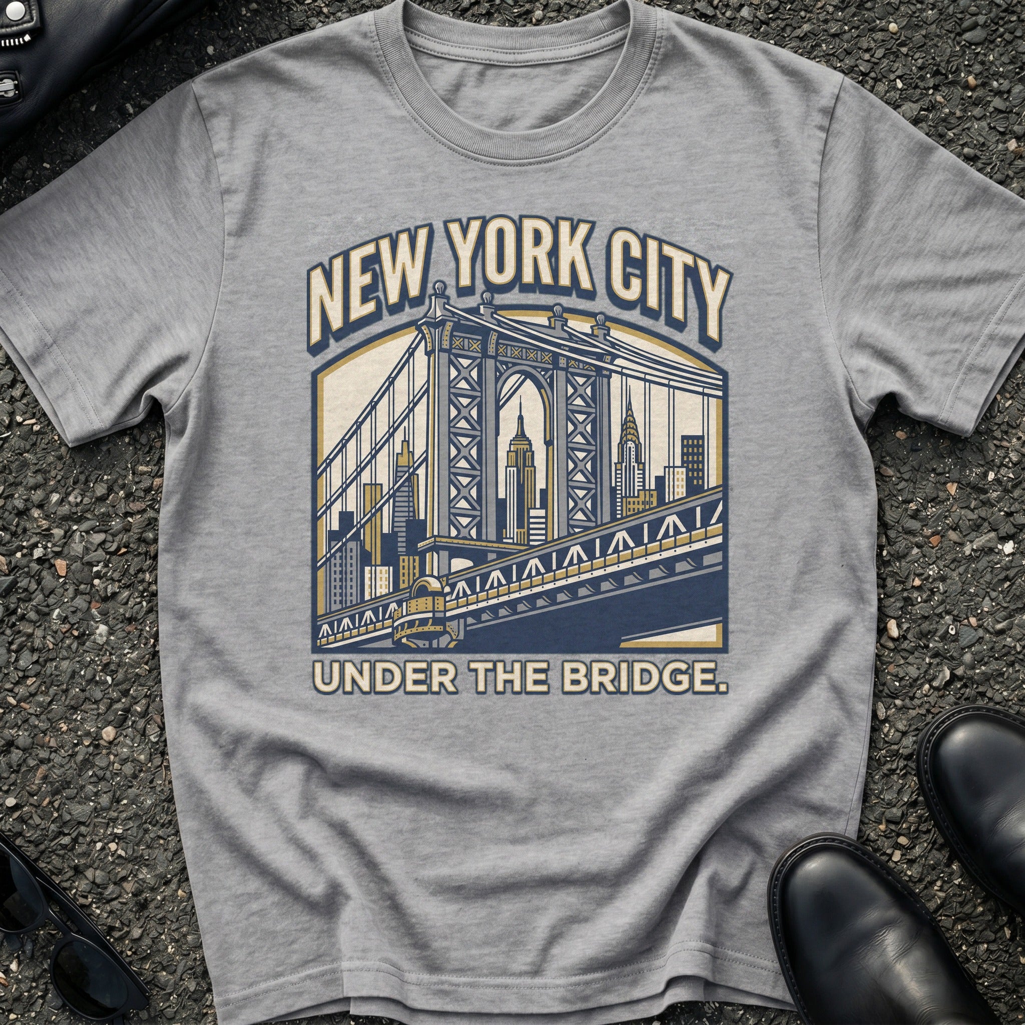 Manhattan Bridge Illo T-Shirt