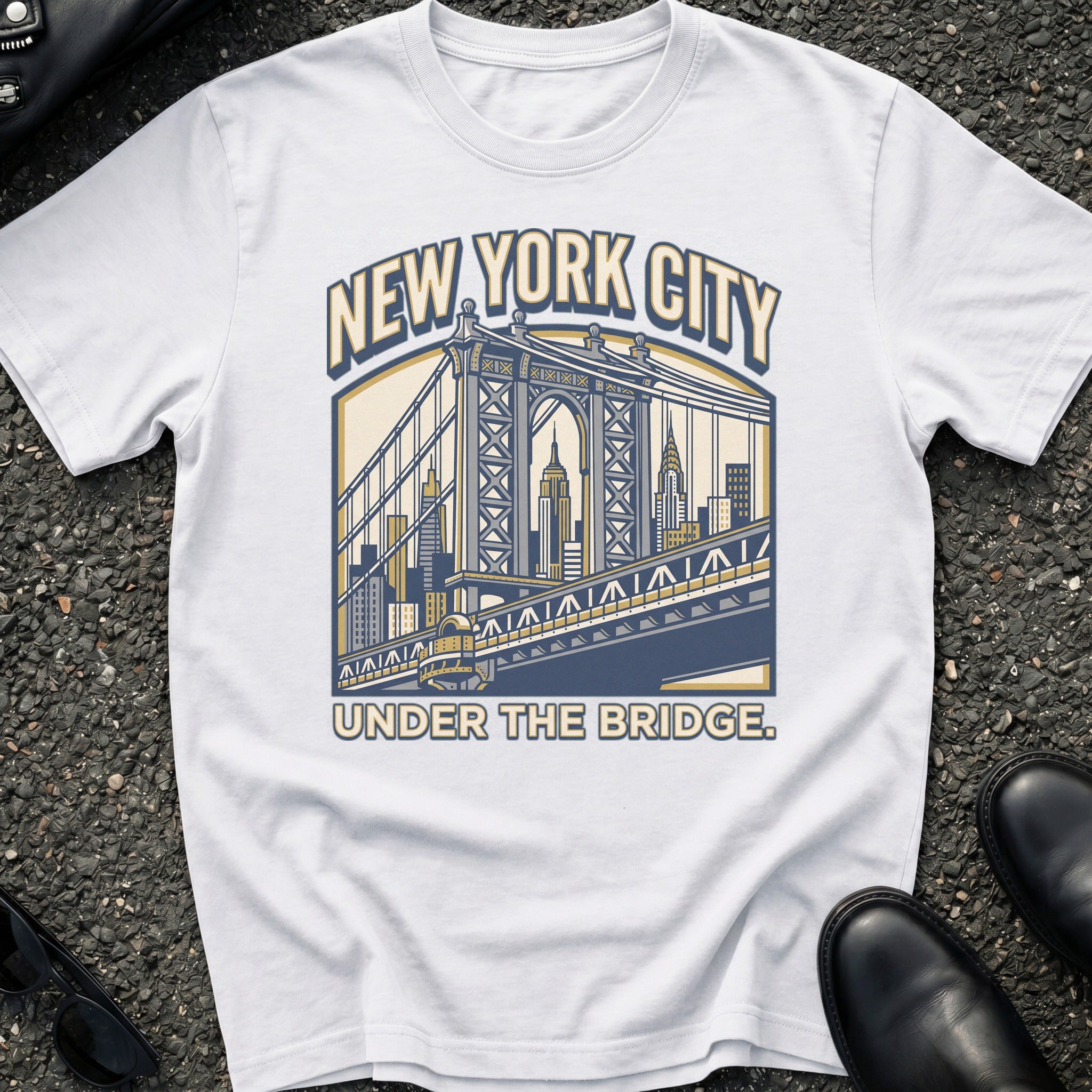 Manhattan Bridge Illo T-Shirt
