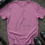 Manhattan Outline Minimal T-Shirt