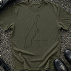Manhattan Outline Minimal T-Shirt