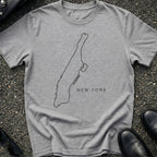 Manhattan Outline Minimal T-Shirt