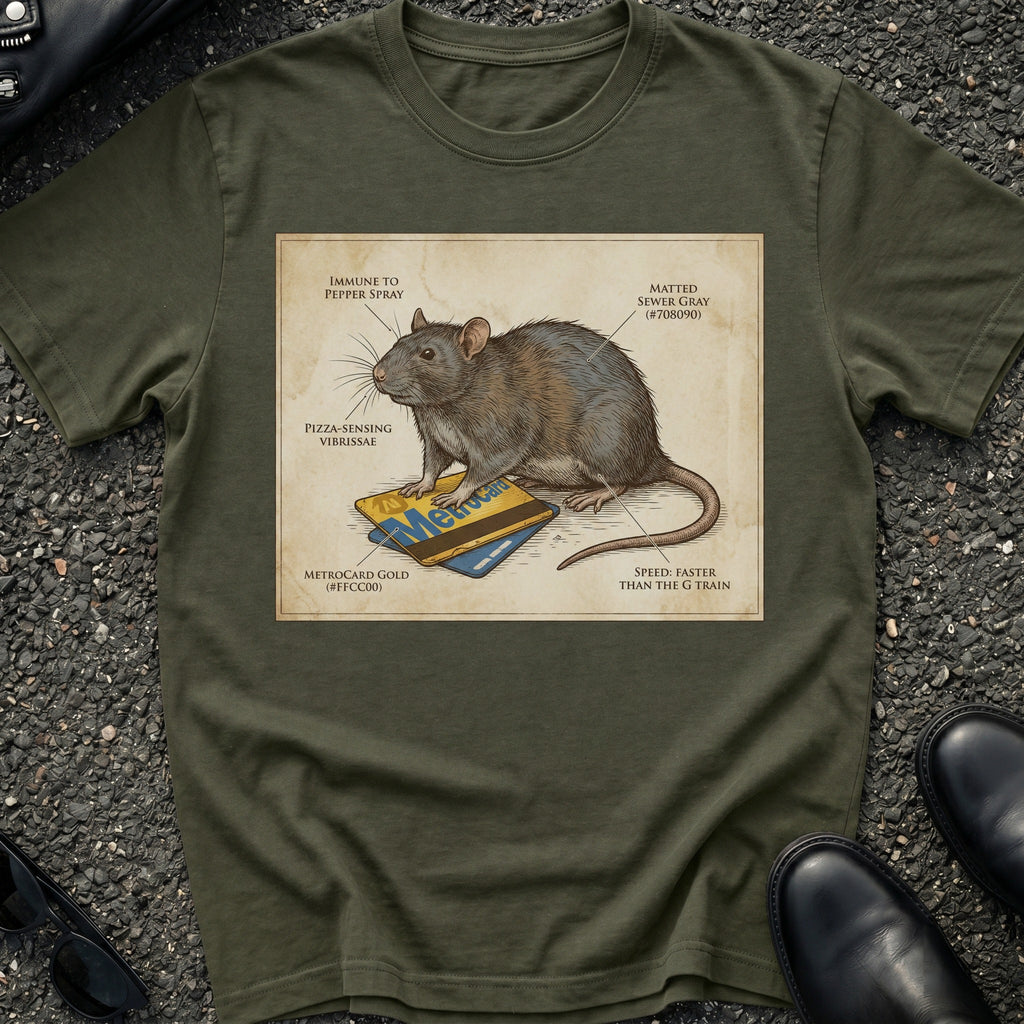 Metro Card Rat T-Shirt