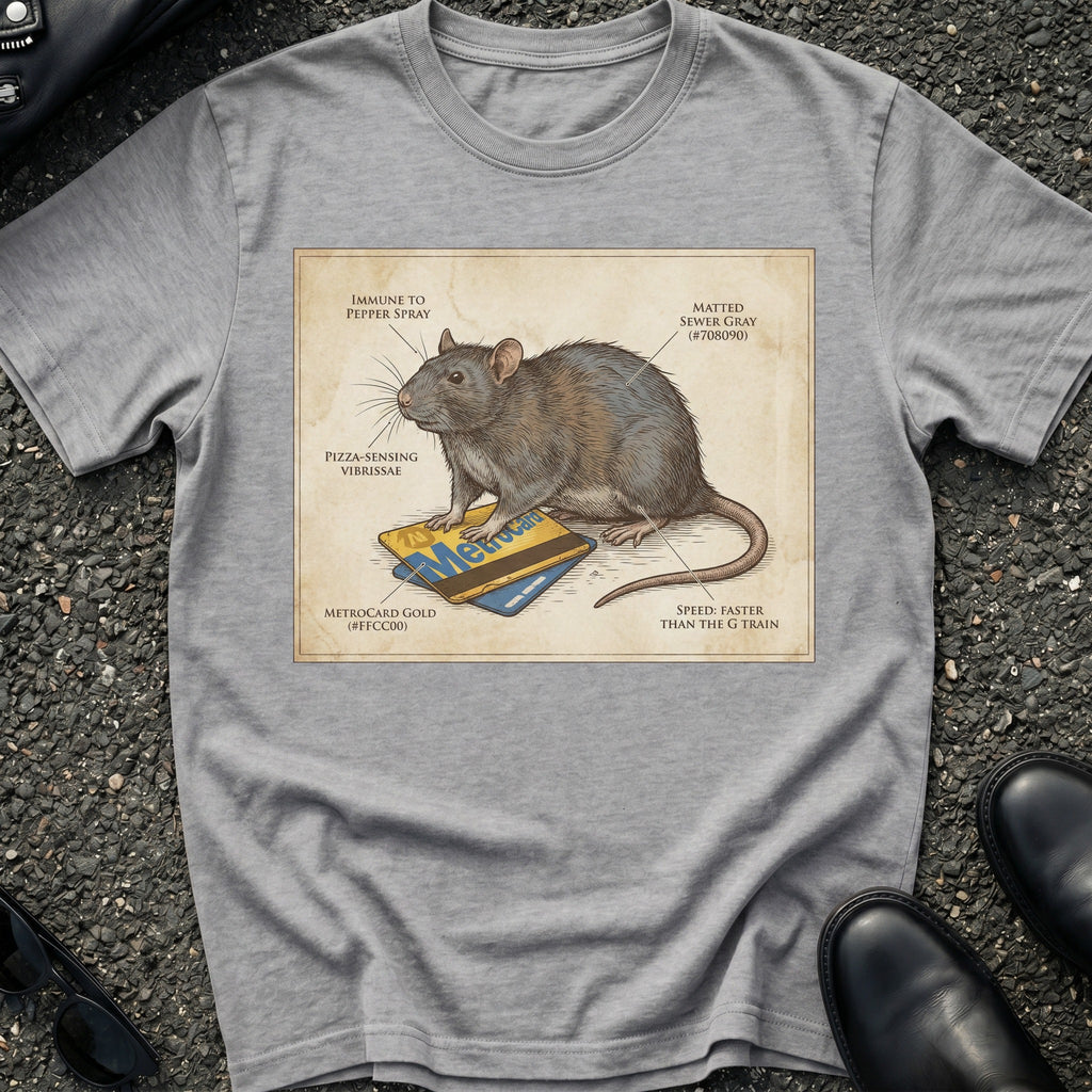 Metro Card Rat T-Shirt