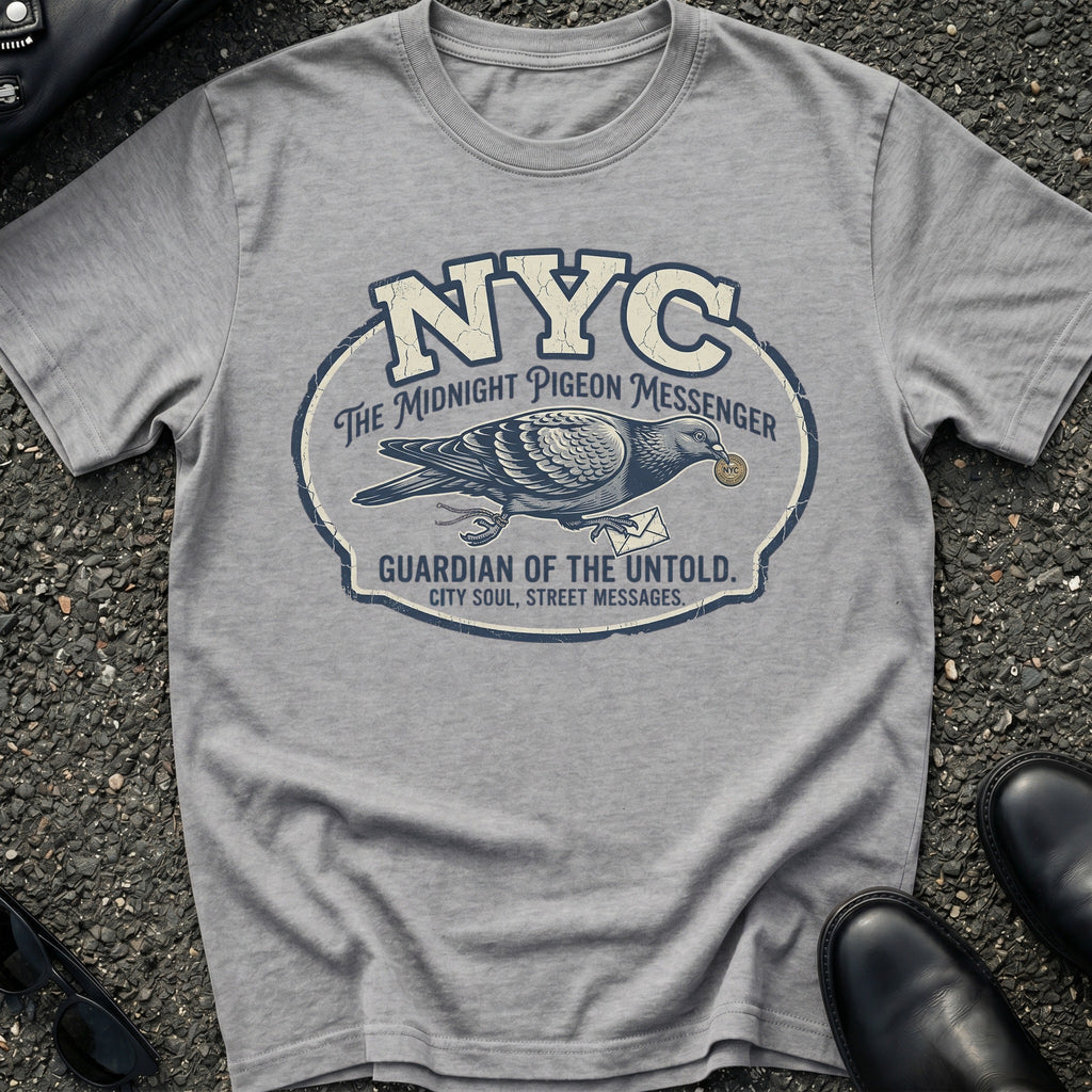Midnight Pigeon Messenger T-Shirt