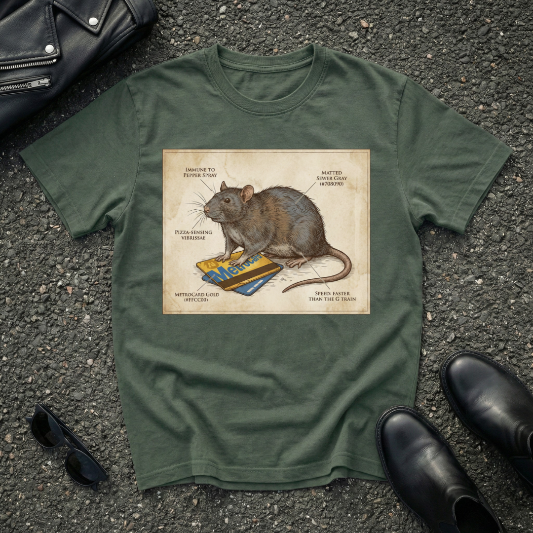 Metro Card Rat T-Shirt