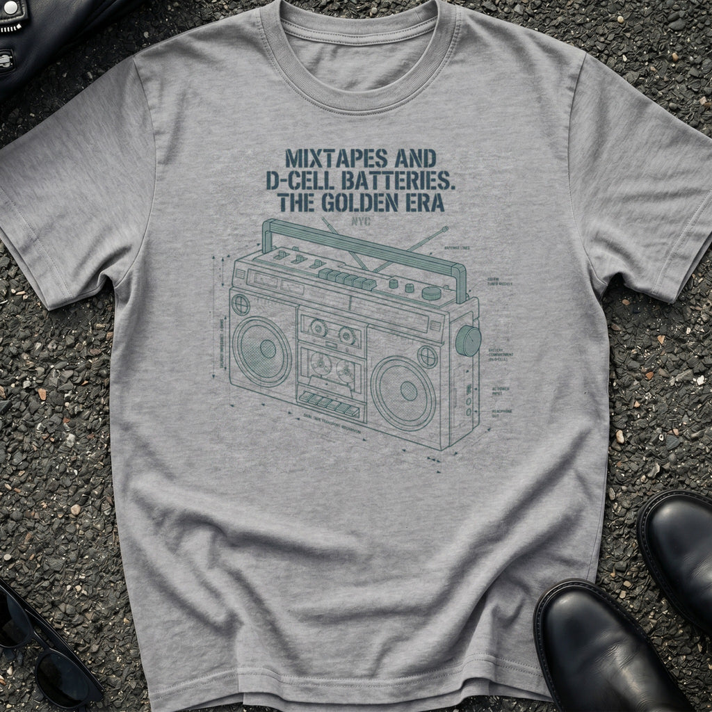 Mixtapes D-cell Batteries T-Shirt