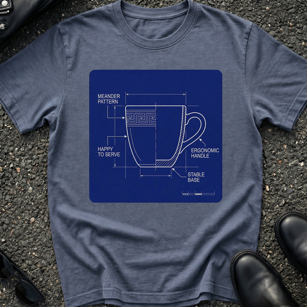 NYC Coffee Blueprint T-Shirt