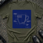 NYC Coffee Blueprint T-Shirt