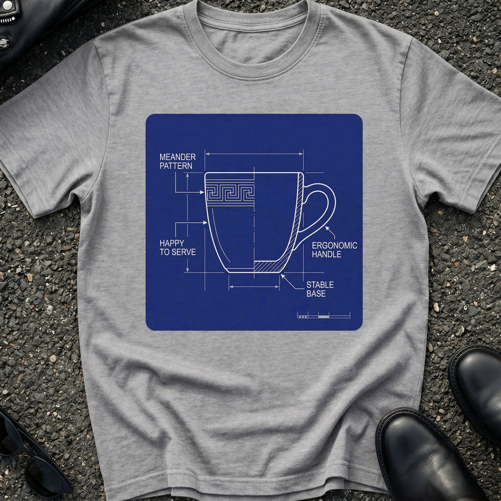 NYC Coffee Blueprint T-Shirt