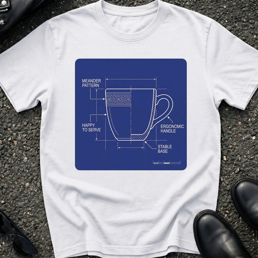NYC Coffee Blueprint T-Shirt