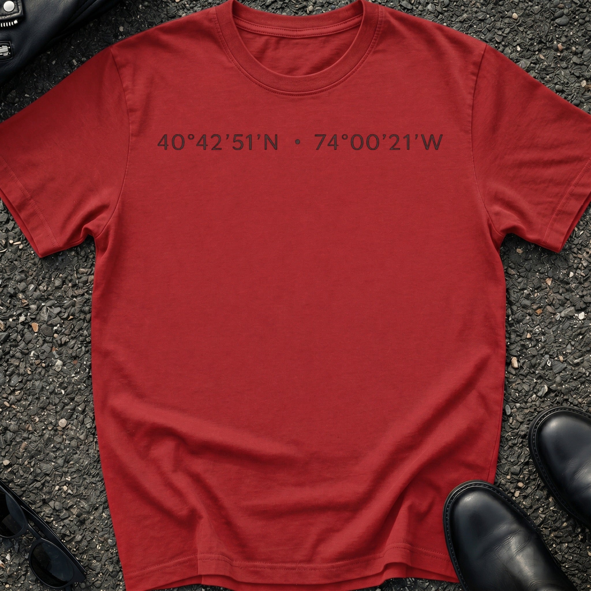 NYC Coordinates Concept T-Shirt