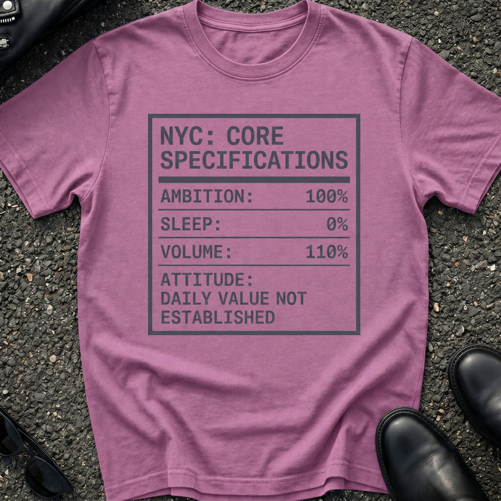 NYC Core Specifications T-Shirt