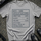 NYC Core Specifications T-Shirt