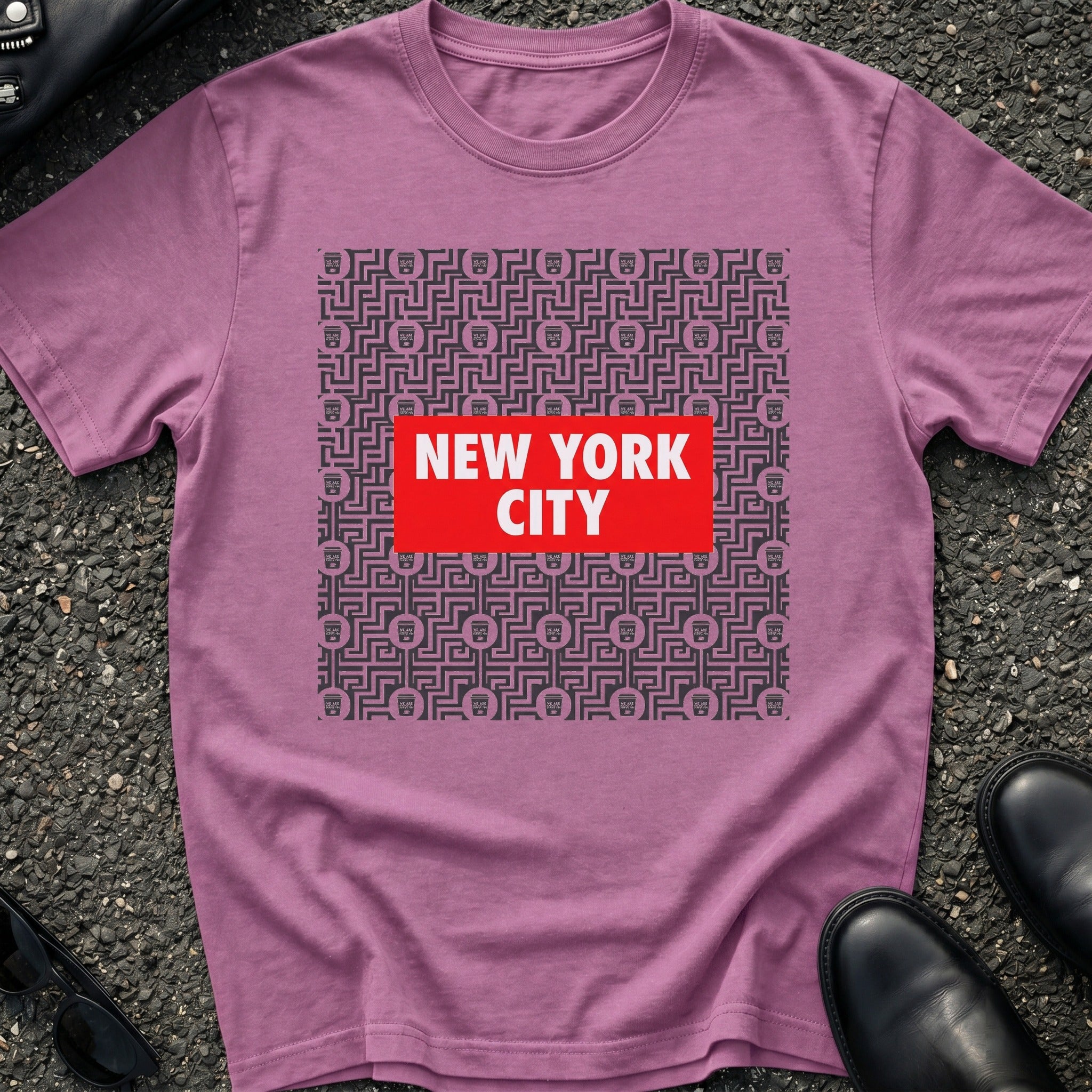 NYC Fashion Pattern T-Shirt