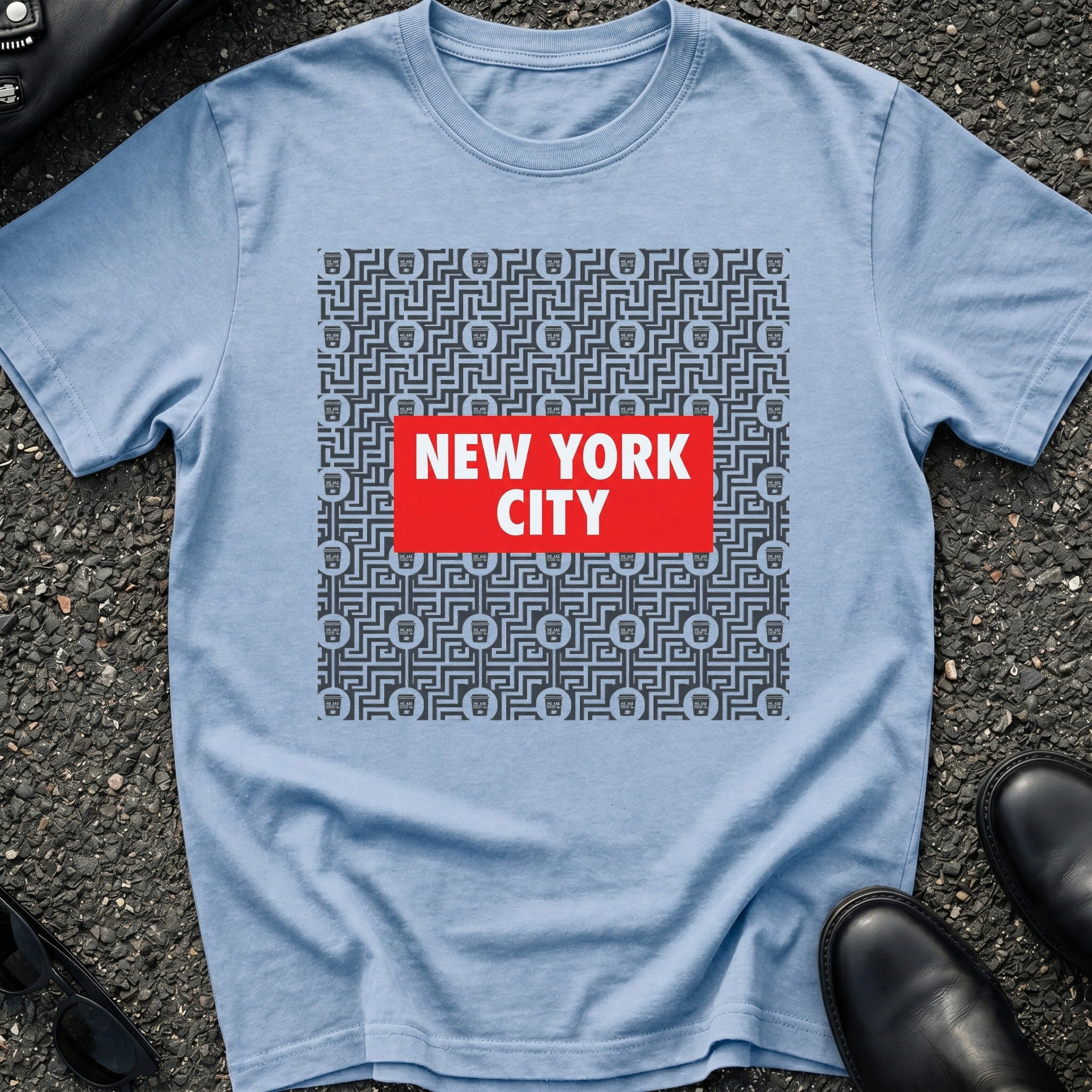 NYC Fashion Pattern T-Shirt
