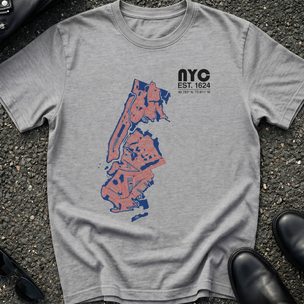 NYC Greek Pattern Boroughs T-Shirt