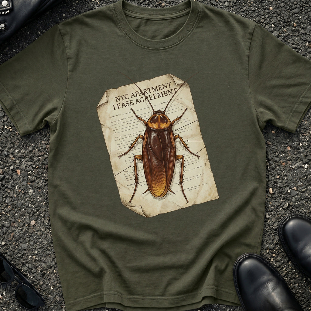 NYC Lease Agreement Roach T-Shirt