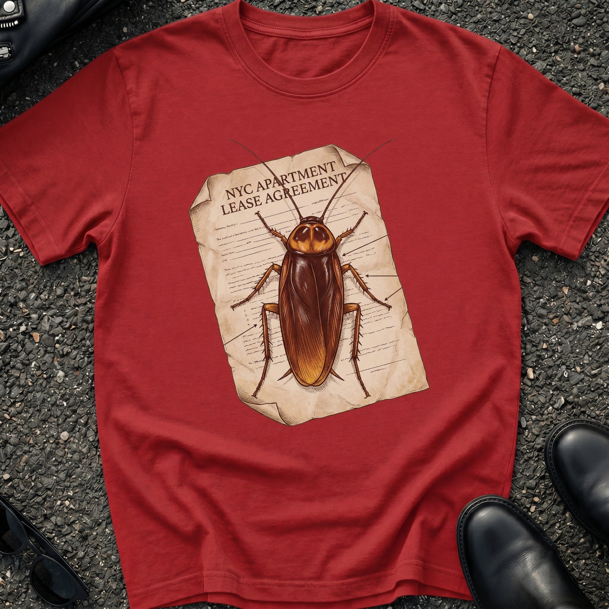 NYC Lease Agreement Roach T-Shirt