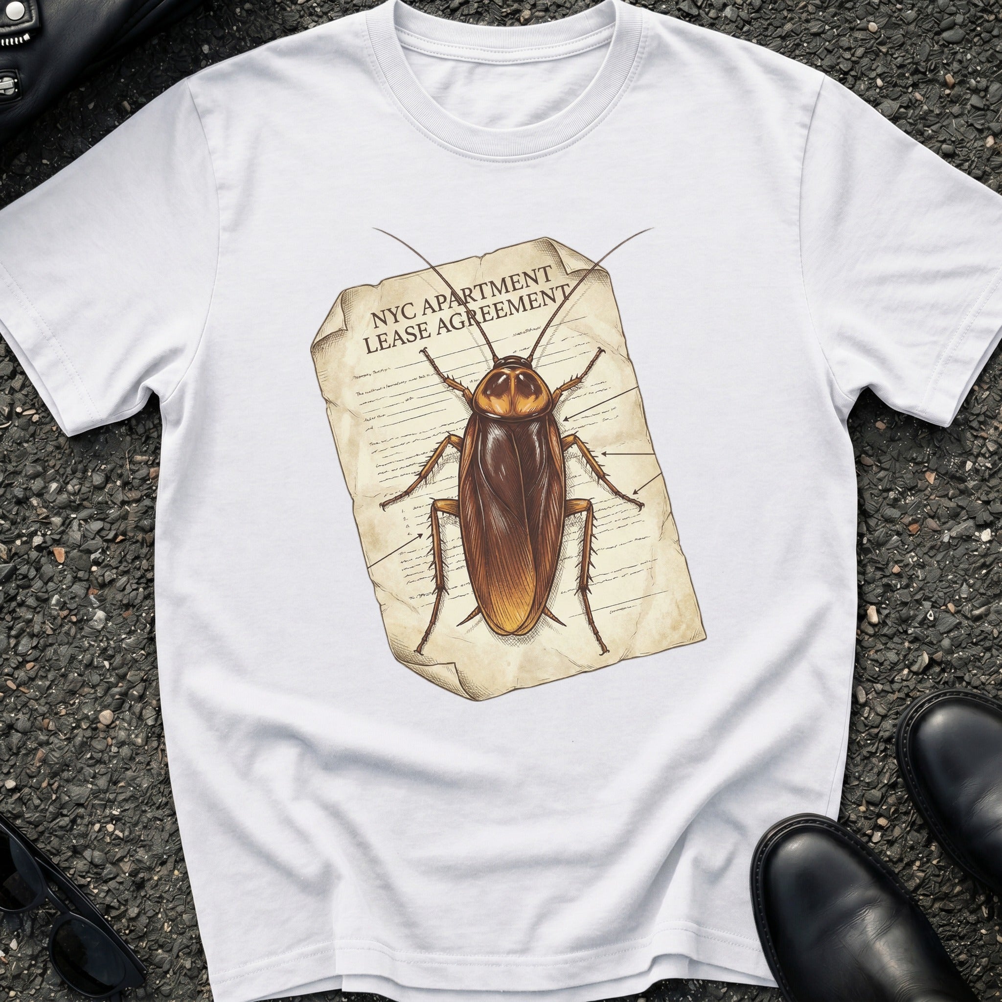 NYC Lease Agreement Roach T-Shirt